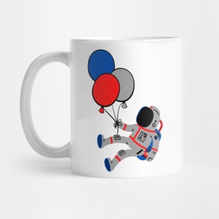 Astronaut With Balloons Mug